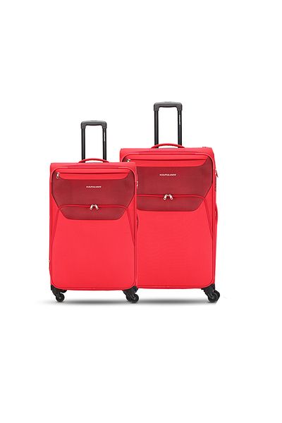kamiliant BALI 2 PCS SET (55 + 68 CM) SOFT Luggage RED