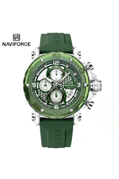Naviforce Chronograph Silicone strap Watch