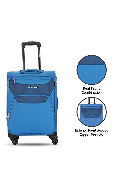 kamiliant BALI 56CM Cabin Size Soft Luggage BLUE