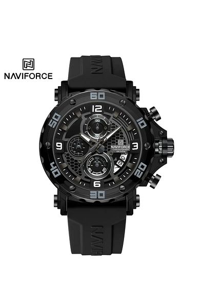 Naviforce Chronograph Silicone strap Watch