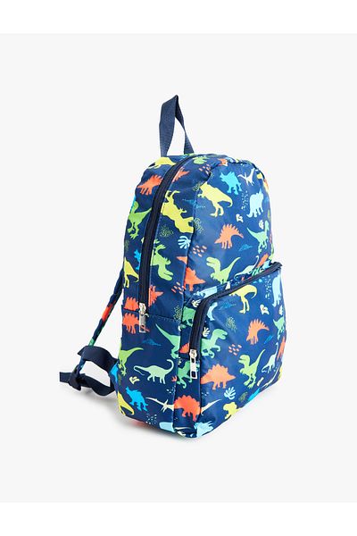 Koton Backpack Colorful Shark Themed