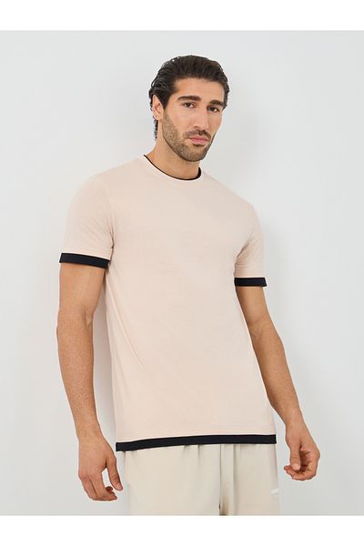 Styli Contrast Detail Regular Fit T-Shirt