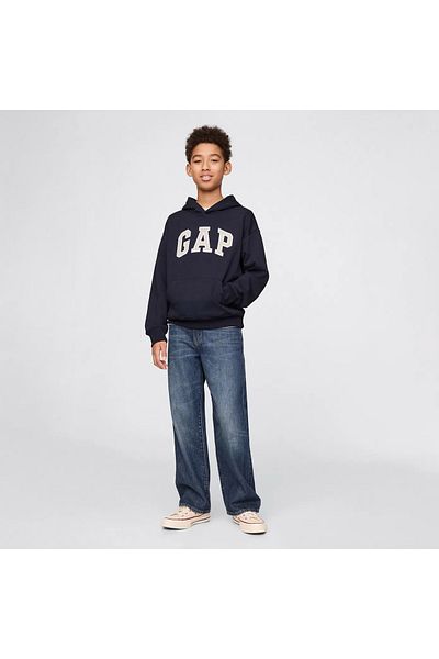GAP V-Bas Relaxed Fit Kids Navy Blue Sweatshirt