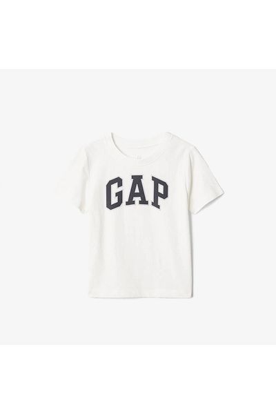 GAP Baby Boy Off-White Logo T-Shirt