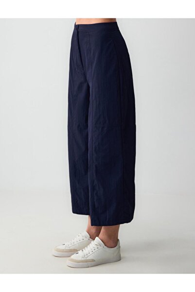 Jimmy Key Dark Blue Woven Trousers