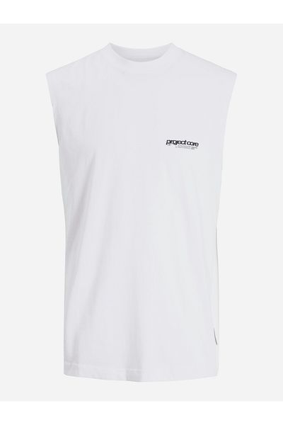 Jack & Jones Slogan Print Regular Fit Tanks