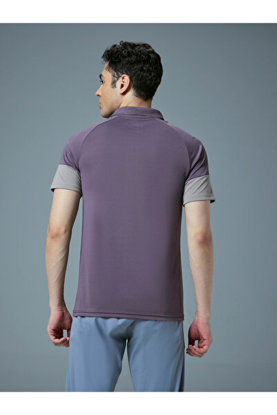 Technosport By Styli Color Block Short Sleeve Polo T-Shirt