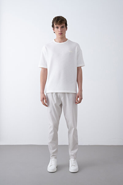 İLKCET MODA Ανδρικό μπλουζάκι Me Embroidery Oversize