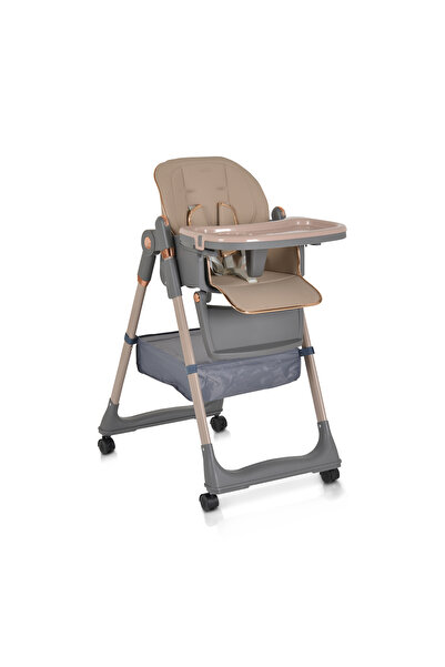 OEM Scaun de Masa Pliabil, Moni Lindo Bej, Inaltime si Spatar Reglabile, Vars...