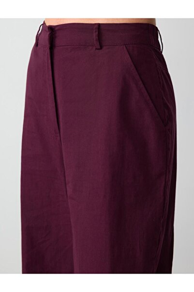Jimmy Key Relaxed Fit High Waist Wide Leg Gabardine Pants