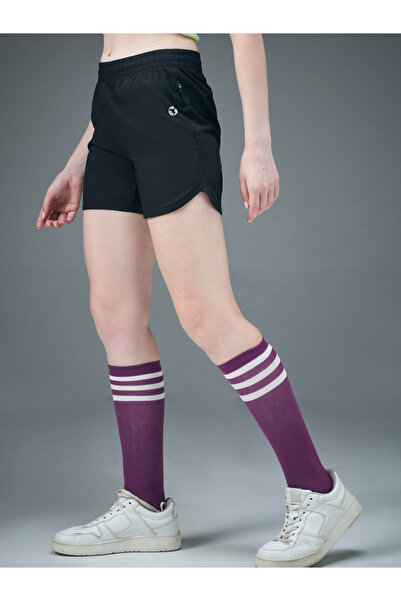 Technosport By Styli Mid Rise Stretch Shorts