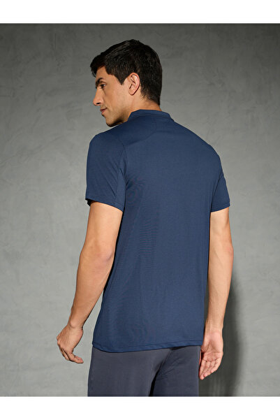 Technosport By Styli Solid Short Sleeve Stretch Polo T-Shirt