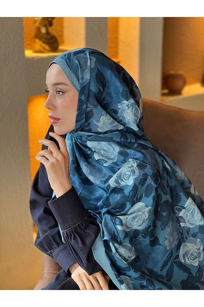 Modakaşmir شال لينا بنمط فيرد