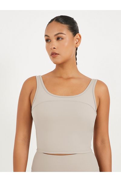 Styli Gymspire Edition - Label Cross Back Longline Sports Bra