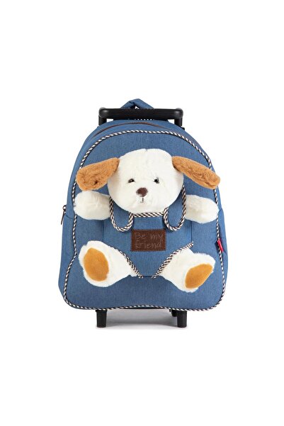 Perletti Troller Perletti denim, plus, cu catel