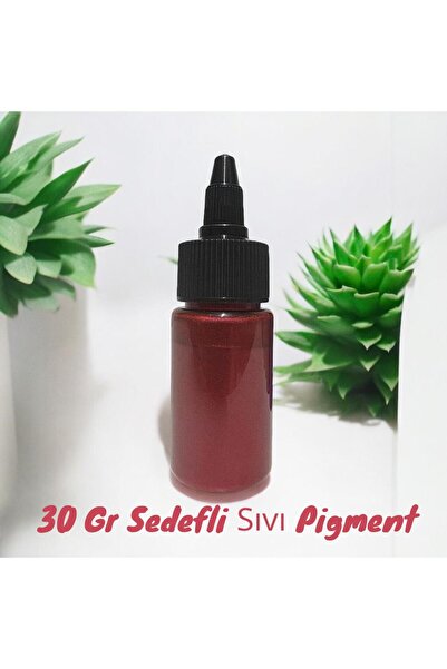 stonechem Epoksi Bazlı Kırmızı Parlak Sıvı Sedefli Pigment 30 gr Hobi,sanat,a...