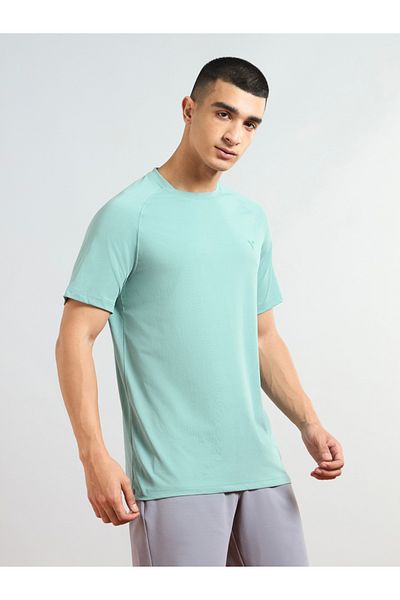 Technosport By Styli Solid Short Sleeves Regular Fit T-Shirt