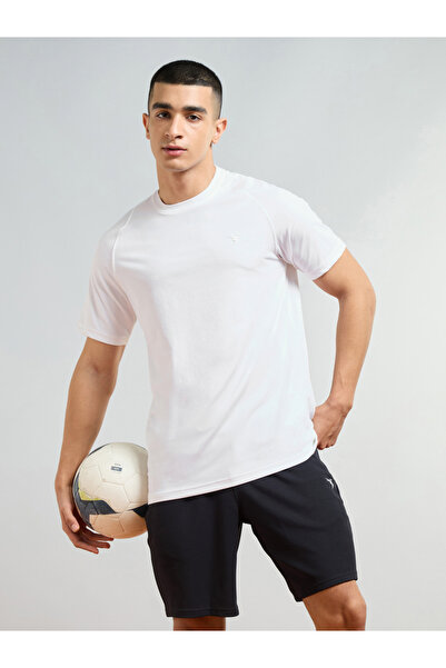 Technosport By Styli Solid Short Sleeves Regular Fit T-Shirt