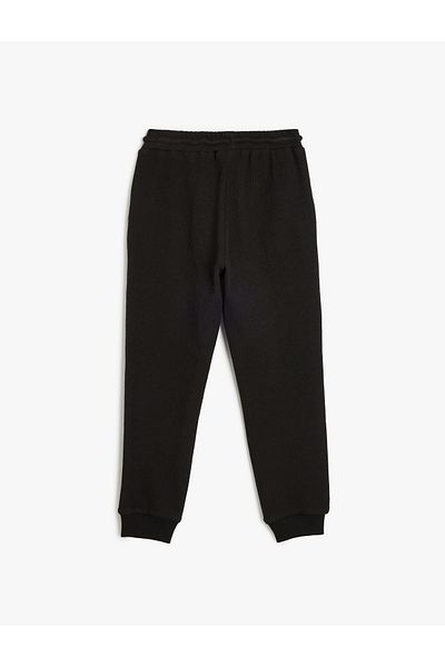 Koton Drawstring, pocket detail, cotton jogger sweatpants.