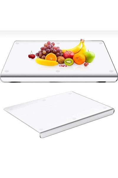 MSWISHŞEYMAÇETİN Transparent Plexiglass Cutting Board