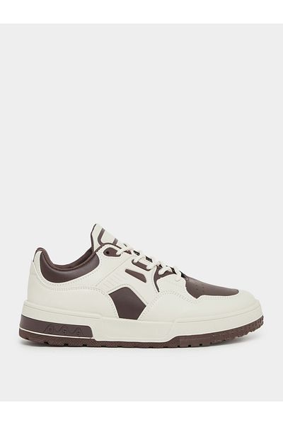 Styli Color Block Platform Sole Lace Up Sneakers