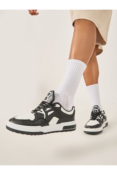 Styli Color Block Lace Up Sneakers