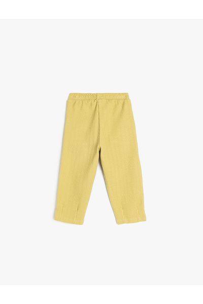 Koton Pockets detail, textured, drawstring, cotton, jogger sweatpants.