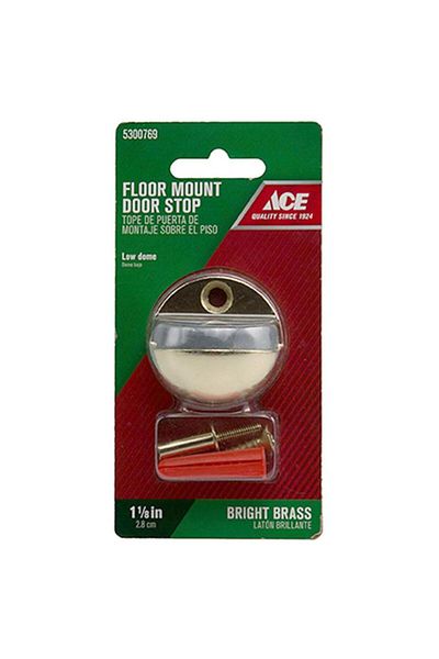 ACE Floor Mount Door Stop (2.8 cm, Gold)