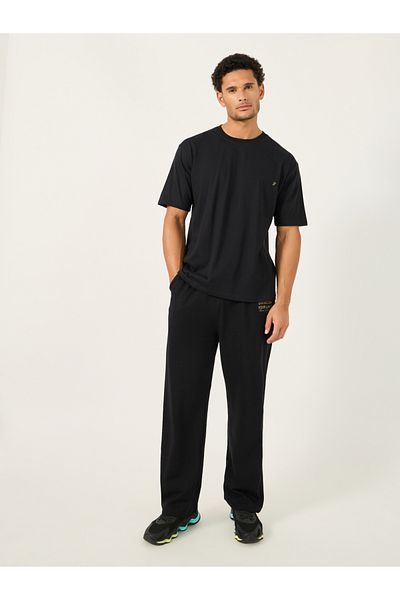 Styli Oversized T-Shirt and Slogan Print Joggers Training Set