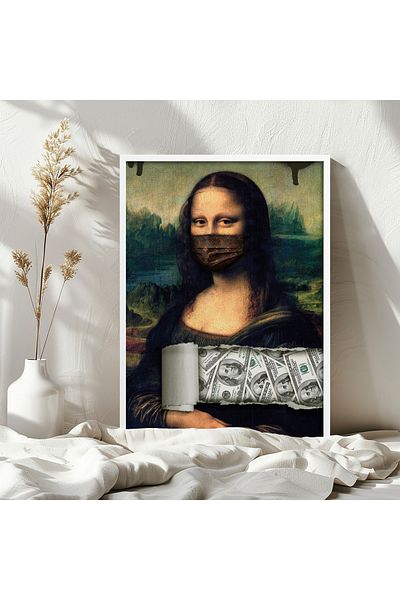 HOMEPACK Single Wooden Framed Painting One Piece Poster Painting Tk/Exclusive002