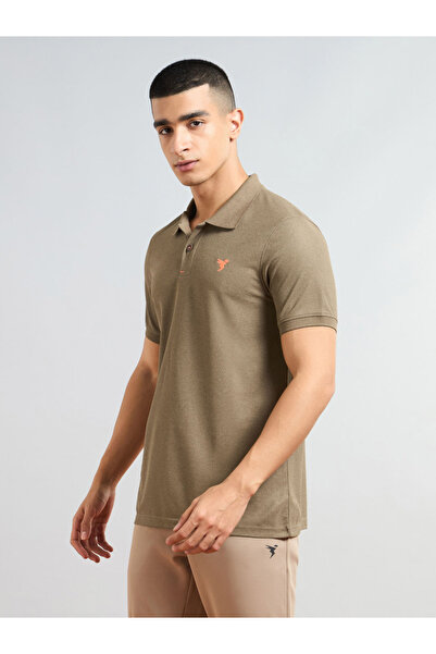 Technosport By Styli Solid Short Sleeve Polo T-Shirt