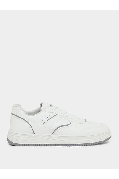 Styli Panelled Lace-Up Sneakers
