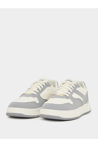 Styli Color Block Paneled Lace Up Sneakers