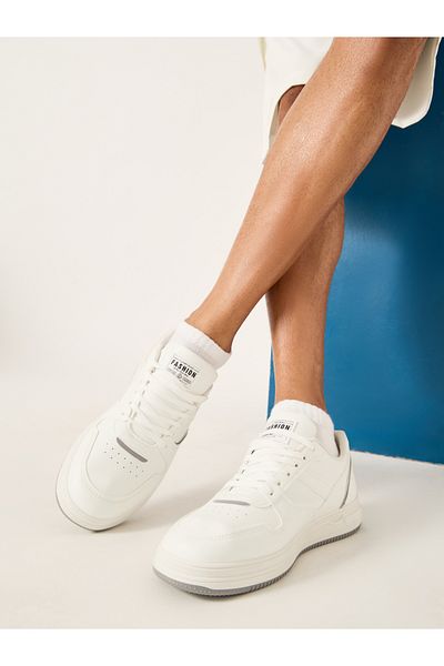 Styli Panelled Lace-Up Sneakers