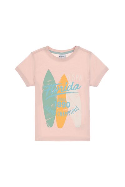 U.S. Polo Assn. Boy's Powder Crew Neck T-Shirt 50307199-Vr042