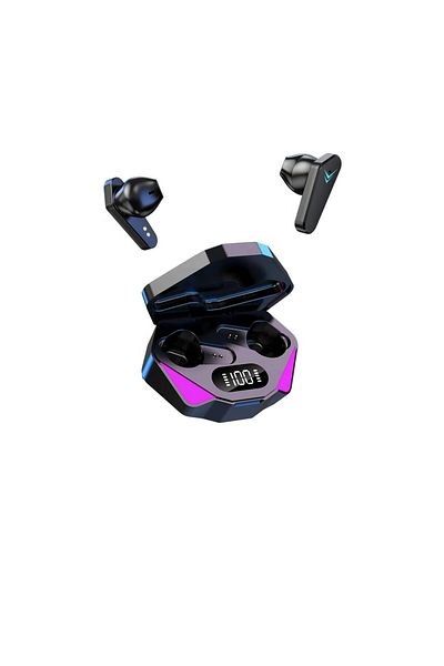 OEM Căști intraauriculare wireless, Bluetooth 5.1, X1, reducere a zgomotului, sport, afișaj digital, LED, negru