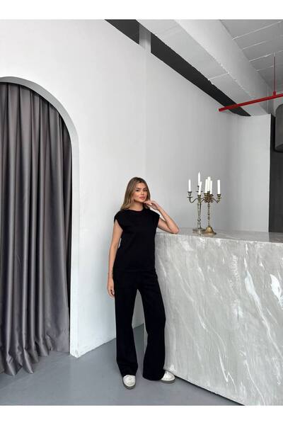 İLKCET MODA Modal Fabric Padded Bottom Top Set