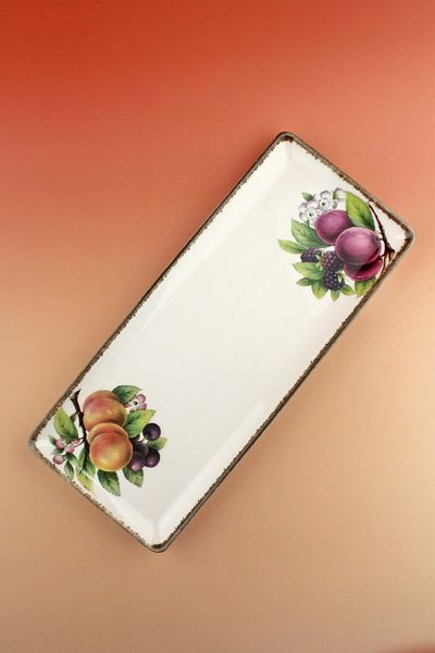 Bursa Porselen Dekor Fruit Porcelain Cheese/Preparation Tray