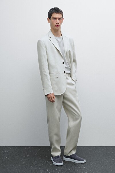 Massimo Dutti %100 keten klasik pantolon