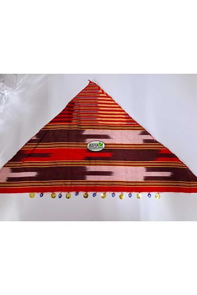 ASYA PAZARLAMA 5 Pieces of Black Sea Lira and Evil Eye Beaded Keşan, Scarf, Shawl, Scarf, Hair Band, Triangle Bandana, Pus