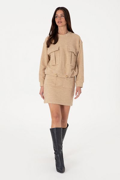 U.S. Polo Assn. Women's Sand Knitted Skirt 50294338-Vr085