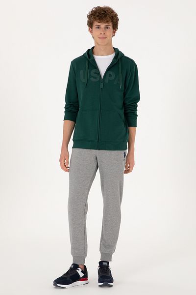 U.S. Polo Assn. Men's Gray Melange Sweatpants 50289054-Vr086