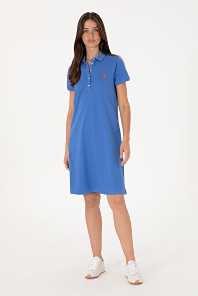 U.S. Polo Assn. Γυναικείο πλεκτό φόρεμα Indigo 50300881-VR028