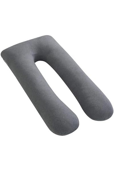 Moon Organic U Shaped Maternity pillow - Grey