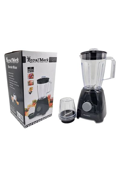 royal mark 2 In 1 Electric Blender With Grinder 1500 ML 350W RMB-335