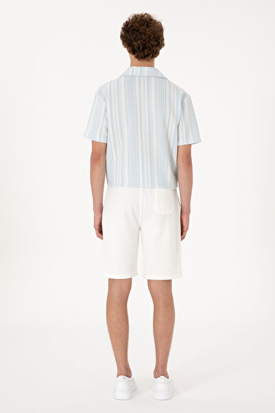 U.S. Polo Assn. Erkek Krem Örme Şort 50300107-VR071