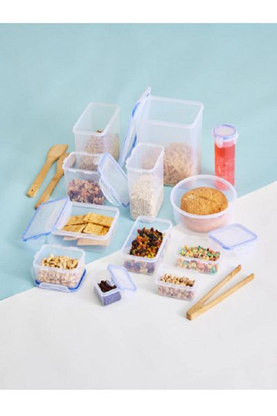 rexa HOMEBOX Lock and Store Food Container - 1200 ml Clear