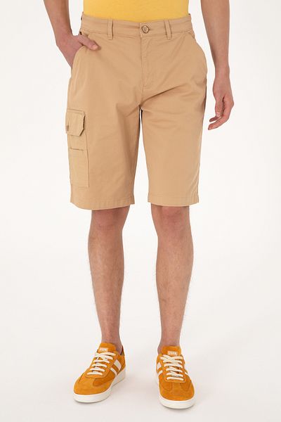 U.S. Polo Assn. Men's Camel Woven Shorts 50300424-Vr015