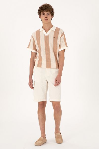 U.S. Polo Assn. Men's Cream Woven Shorts 50300424-Vr071