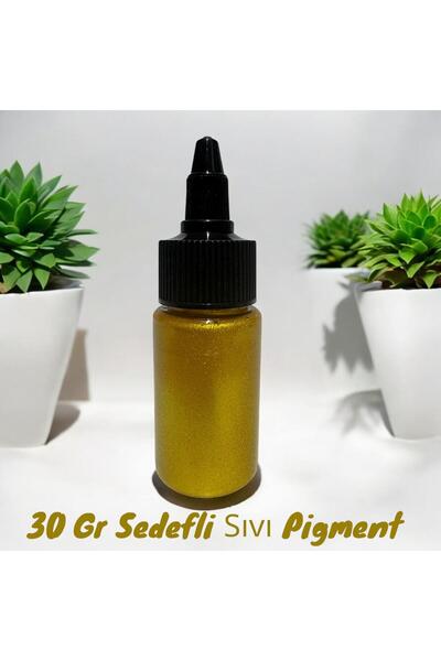 stonechem Epoksi Bazlı Gold-Varak Parlak Sıvı Sedefli Pigment 30 Gr Hobi,Sana...